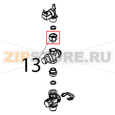 Sleeve F3/4 M1/2 Angelo Po FX61E1 Sleeve F3/4 M1/2 Angelo Po FX61E1Запчасть на деталировке под номером: 13