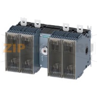 ПРЕДОХРАНИТЕЛЬНЫЙ ВЫКЛЮЧАТЕЛЬ-РАЗЪЕДИНИТЕЛЬ 250A, ТИПОРАЗМЕР 3, 4-ПОЛ FOR LV HRC ПРЕДОХРАНИТЕЛЬ ТИПОРАЗМЕР 0 И 1 ПЕРЕДН.УПРАВЛЕНИЕ ЦЕНТР БАЗОВЫЙ БЛОК БЕЗ РУЧКИ ПЛОСКИЕ КЛЕММЫ Siemens 3KF3425-0MF11