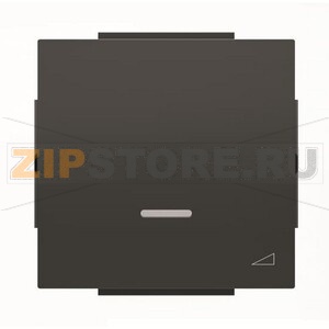 Клавиша для механизма клавишного светорегулятора, чёрный бархат ABB 2CLA856010A1501 