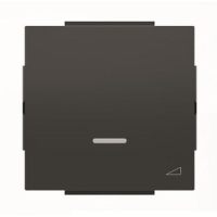 Клавиша для механизма клавишного светорегулятора, чёрный бархат ABB 2CLA856010A1501