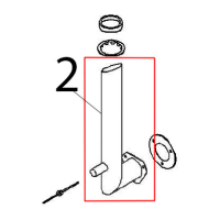 Extraction pipe assembly Angelo Po FX101E1