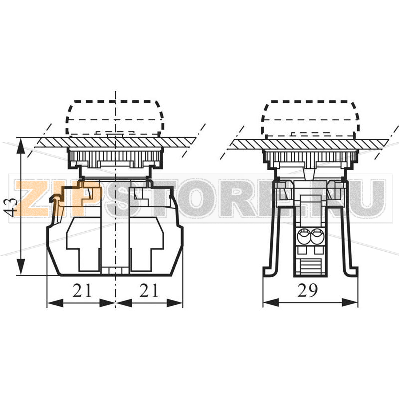Элемент контактный 600 В, 1 шт Baco BA331ER10 