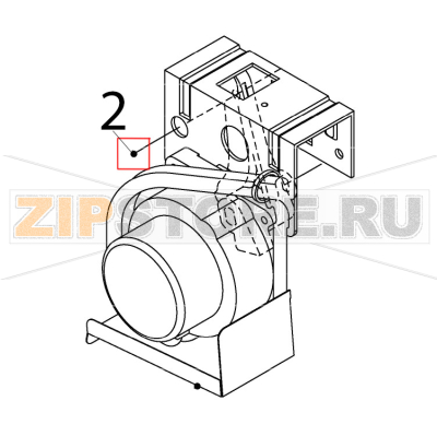 Truss head machine screw Hoshizaki IM-65NE Truss head machine screw Hoshizaki IM-65NEЗапчасть на деталировке под номером: 2