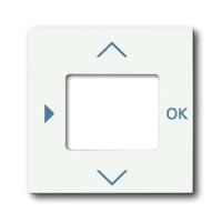 Накладка для таймера, белый бархат ABB 2CKA006430A0388