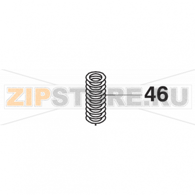 Spring F/Tightening the V-Belt Bear Varimixer AR40 VL-1S                                                                          Spring F/Tightening the V-Belt Bear Varimixer AR40 VL-1SЗапчасть на сборочном чертеже под номером: 46Название запчасти на датском&nbsp;языке: Spring F/Tightening the V-Belt Bear Varimixer AR40 VL-1S