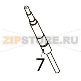Termocouple M9x1, L600 Tecnoinox PF105GG7 Termocouple M9x1, L600 Tecnoinox PF105GG7Запчасть на деталировке под номером: 7