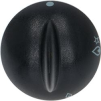 KNOB ZANUSI BLACK ø 40 mm