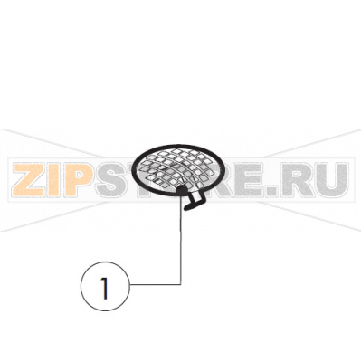 Drain filter Lainox MVE051P                                                                                            Drain filter Lainox MVE051PЗапчасть на сборочном чертеже под номером: 1Название запчасти на итальянском языке языке: Drain filter Lainox MVE051P
