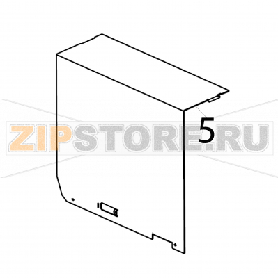 Rear cover (LH) Sato LT408 LH Rear cover (LH) Sato LT408 LHЗапчасть на деталировке под номером: 5Название запчасти на английском языке: Rear cover (LH) Sato LT408 LH.