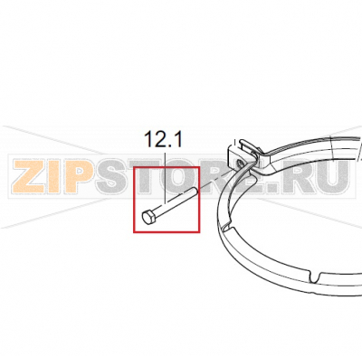 Sechskantschraube; M5 X 40; A70 Winterhalter UC-M Sechskantschraube; M5 X 40; A70 Winterhalter UC-MЗапчасть на деталировке под номером: 12.1Название запчасти на немецком языке: Sechskantschraube; M5 X 40; A70 Winterhalter UC-M