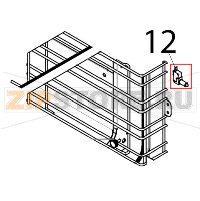 Micro porta RLP Tecnoeka KF 966 D AL UD Micro porta RLP Tecnoeka KF 966 D AL UDЗапчасть на деталировке под номером: 12