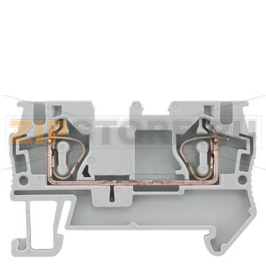 КЛЕММА ПРОХОДНАЯ ПРУЖИННОЕ ПОДСОЕДИНЕНИЕ: 0.5 - 4 MM2, ШИРИНА: 6.2 MM, СЕРАЯ Siemens 8WH2000-0AG00 