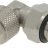 ФИТИНГ УГЛОВОЙ  1/4"M Ø 8/6 НИКЕЛЕВЫЙ - ФИТИНГ УГЛОВОЙ  1/4"M Ø 8/6 НИКЕЛЕВЫЙ