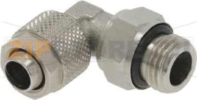 ФИТИНГ УГЛОВОЙ  1/4&quot;M Ø 8/6 НИКЕЛЕВЫЙ 