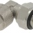 ФИТИНГ УГЛОВОЙ  1/4"M Ø 8/6 НИКЕЛЕВЫЙ - ФИТИНГ УГЛОВОЙ  1/4"M Ø 8/6 НИКЕЛЕВЫЙ