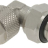 ФИТИНГ УГЛОВОЙ  1/4"M Ø 8/6 НИКЕЛЕВЫЙ - ФИТИНГ УГЛОВОЙ  1/4"M Ø 8/6 НИКЕЛЕВЫЙ