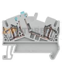 КЛЕММА ИЗОЛИРОВАННАЯ КОМПАКТНАЯ С НОЖОМ ПРУЖИННОЕ ПОДСОЕДИНЕНИЕ СЕЧЕНИЕ: 0.08 - 2.5 MM2, ШИРИНА: 5.2 MM, СЕРАЯ Siemens 8WH2500-6CF00