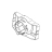 Black support for buttons P0053/A Saeco Talea Giro