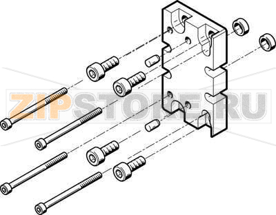 Комплект переходников Festo HAPG-83 