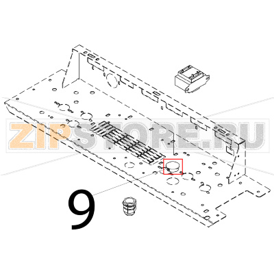 Tappo copriforo §: 31.8 Angelo Po FX101G2 Tappo copriforo §: 31.8 Angelo Po FX101G2Запчасть на деталировке под номером: 9