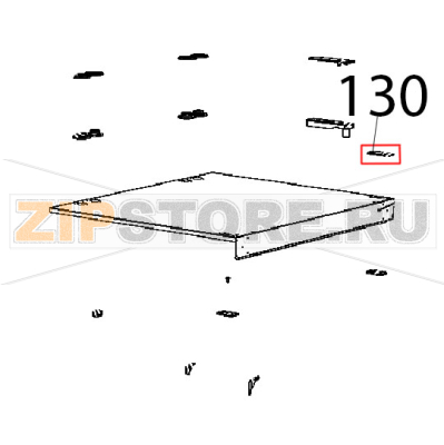 Piastrina coprifori Unox XBC 1005E Piastrina coprifori Unox XBC 1005EЗапчасть на деталировке под номером: 130