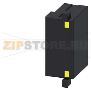 ОГРАНИЧИТЕЛЬ ПЕРЕНАПРЯЖЕНИЯ, ДИОД COMBINATION СО СВЕТОДИОДОМ, DC 24 V, ДЛЯ КОНТАКТОРОВ ЭЛЕКТРОДВИГАТЕЛЕЙ, ТИПОРАЗМЕР S0 Siemens 3RT2926-1MR00 