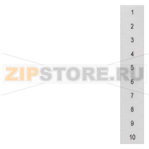 ТАБЛИЧКИ МАРКИРОВОЧНЫЕ 61 - 70 РАЗМЕР ZB6 Siemens 8WH8140-3AB65 