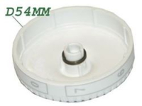 BOUTON THERMOSTAT GRIS/BL