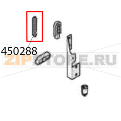 Molla bilanc.porta Comenda PF45 Molla bilanc.porta Comenda PF45Запчасть на деталировке под номером: 450288