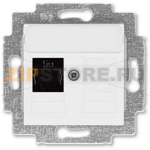 Розетка компьютерная, белая ABB 2CHH295117A6003 