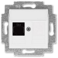 Розетка компьютерная, белая ABB 2CHH295117A6003