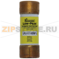 Предохранитель, 17.5 A, AC 600 В, 300 кА, 21x57 мм, J, UL, с задержкой Eaton LOW-PEAK CLASS J T/D