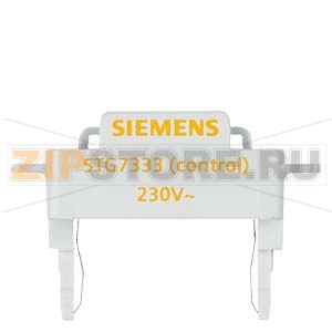 DELTA ПЕРЕКЛЮЧЕНИЕ A. КНОПКА ВСТАВКИ СВЕТОДИОДОВ ДЛЯ ФУНКЦИЯ КОНТРОЛЯ 230V/50HZ, ОРАНЖЕВЫЙ Siemens 5TG7333 