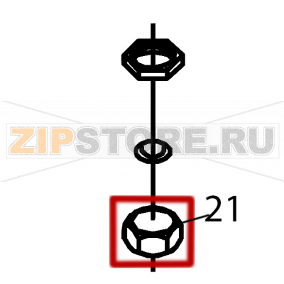 Tuerca M-24x2,5 Fagor FI-200 Tuerca M-24x2,5 Fagor FI-200Запчасть на деталировке под номером: 21Название запчасти Fagor на английском языке: Tuerca M-24x2,5 FI-200.