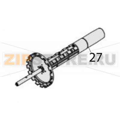 Ribbon unwind S/A Sato CL6NX Plus Ribbon unwind S/A Sato CL6NX PlusЗапчасть на деталировке под номером: 27Название запчасти на английском языке: Ribbon unwind S/A Sato CL6NX Plus.