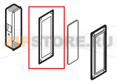 Lamp gasket Lainox NAEB101R    Lamp gasket Lainox NAEB101RЗапчасть на сборочном чертеже под номером: P18 AНазвание запчасти на английском&nbsp;языке:&nbsp;Lamp gasket Lainox NAEB101R