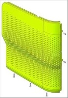 ПРАВАЯ КРЫШКА SOUL 2 — ЦВЕТ ЛАЙМ