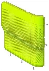 ПРАВАЯ КРЫШКА SOUL 2 — ЦВЕТ ЛАЙМ 
