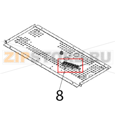 Morsettiera Angelo Po 190PE4 Morsettiera Angelo Po 190PE4Запчасть на деталировке под номером: 8
