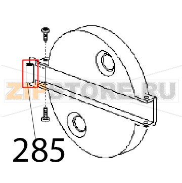 Distanziale Angelo Po KD130EAT Distanziale Angelo Po KD130EATЗапчасть на деталировке под номером: 285