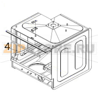 Left basket guide Fagor CO-402 COLD B DD