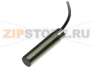 Ёмкостной датчик Capacitive sensor CBB8-18GS75-E2 Pepperl+Fuchs General specificationsSwitching functionNormally open (NO)Output typePNPRated operating distance1 ... 8 mmInstallationflushOutput polarityDCNominal ratingsOperating voltage10 ... 30 VSwitching frequency0 ... 100 HzReverse polarity protectionreverse polarity protectedShort-circuit protectionpulsingVoltage drop&le 1.5 VTemperature driftmax. 20  % at -5 ... 55 °C (23 ... 131 °F)Operating current0 ... 100 mANo-load supply current&le 18 mAIndicators/operating meansLED greenOperating displayLED yellowindication switching statePotentiometersensitivity adjustmentApprovals and certificatesUL approvalcULus Listed, General PurposeCCC approvalCCC approval / marking not required for products rated &le36 VAmbient conditionsAmbient temperature-25 ... 85 °C (-13 ... 185 °F)Mechanical specificationsConnection typecable PUR , 2 mCore cross-section0.34 mm2Housing materialStainless steel 1.4305 / AISI 303Sensing facePBTHousing diameter18 mmDegree of protectionIP67