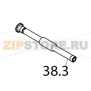 Print roller DR4-30 CAB EOS5 Print roller DR4-30 CAB EOS5Запчасть на деталировке под номером: 38.3