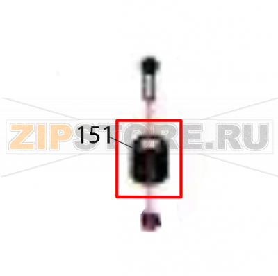 Guide collar (stacker) Sato SG112-ex Guide collar (stacker) Sato SG112-exЗапчасть на деталировке под номером: 151Название запчасти на английском языке: Guide collar (stacker) Sato SG112-ex.