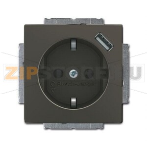 Розетка USB 16 А, 700 мА, шампань ABB 2CKA002011A6194 