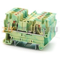 Клемма заземляющая Push-in, желто-зеленая CHIKU RPV 4-PE