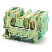 Клемма заземляющая Push-in, желто-зеленая CHIKU RPV 4-PE