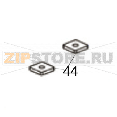 TPH Pressure adjustment plate Godex EZPi-1200 TPH Pressure adjustment plate Godex EZPi-1200Запчасть на деталировке под номером: 44Название запчасти Godex на английском языке: TPH Pressure adjustment plate EZPi-1200.