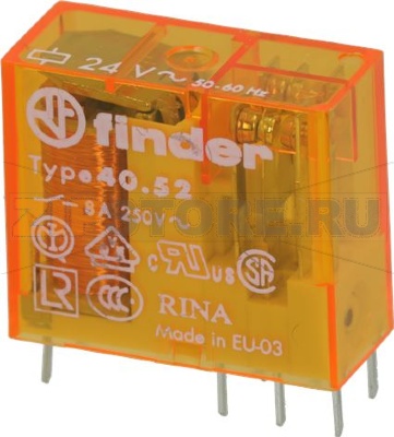 РЕЛЕ 40.52 24 В 50/60 ГЦ 