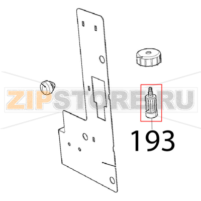 Hold down weight with net filter Unox XVC 205E Hold down weight with net filter Unox XVC 205EЗапчасть на деталировке под номером: 193